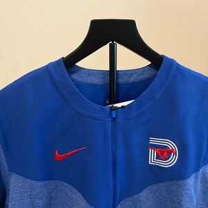 Nike Royal Blue and Red Zip-Up Jacket